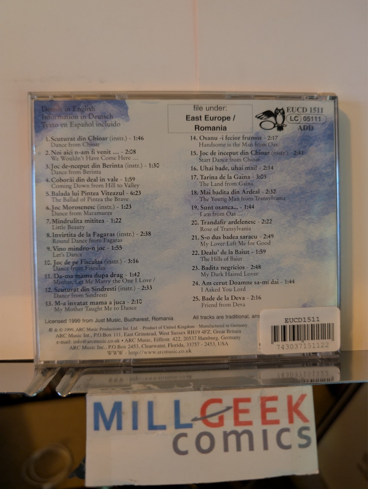 Folk World Music, 5 CDs (Klezmatics/Otava Yo/Madredeus/Transylvania/Khaled) -JD