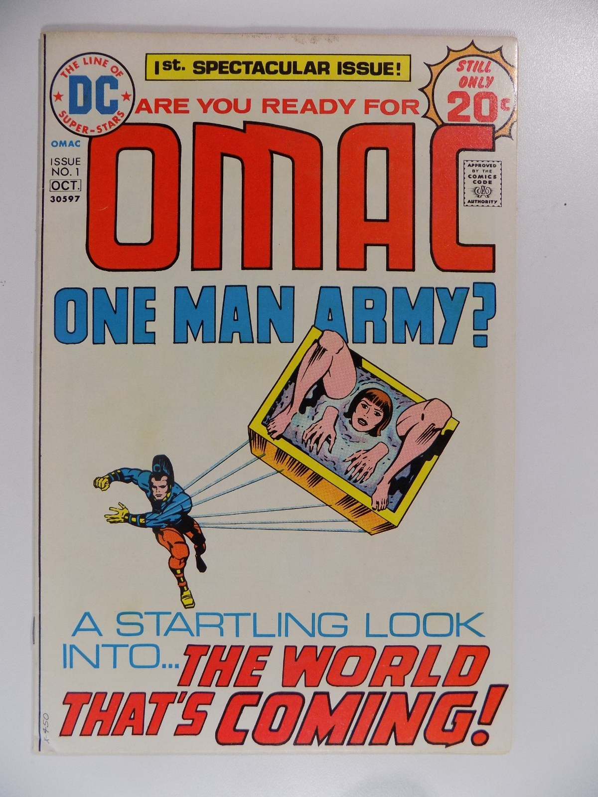 OMAC #1 DC Comic October 1974 Very Fine-