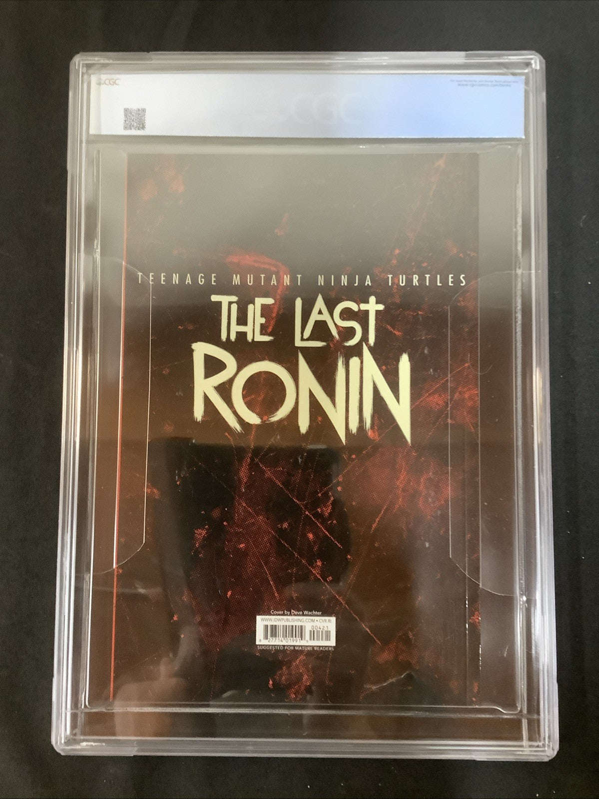 TMNT: The Last Ronin #4 (IDW) CGC Graded 9.8 (NM/M) RI 1:10 David Watcher Cover