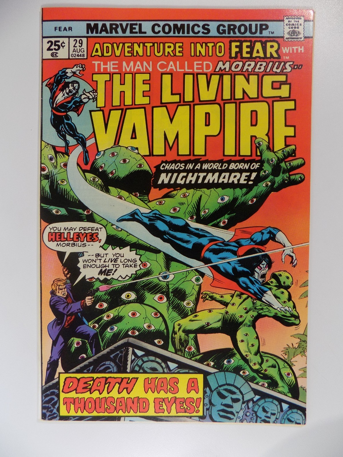 Adventure Into Fear #29 Marvel Comic August 1975 Very Fine/Near Mint