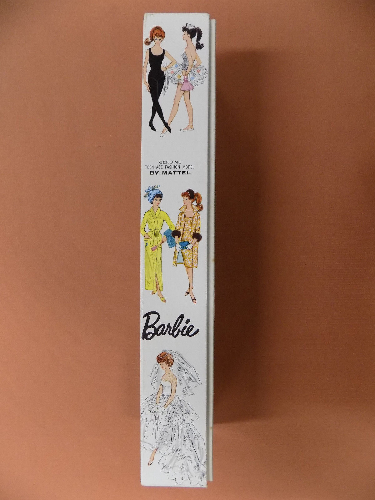 Mattel Barbie Doll 1962 Stock No. 850 Brunette Bubble Cut