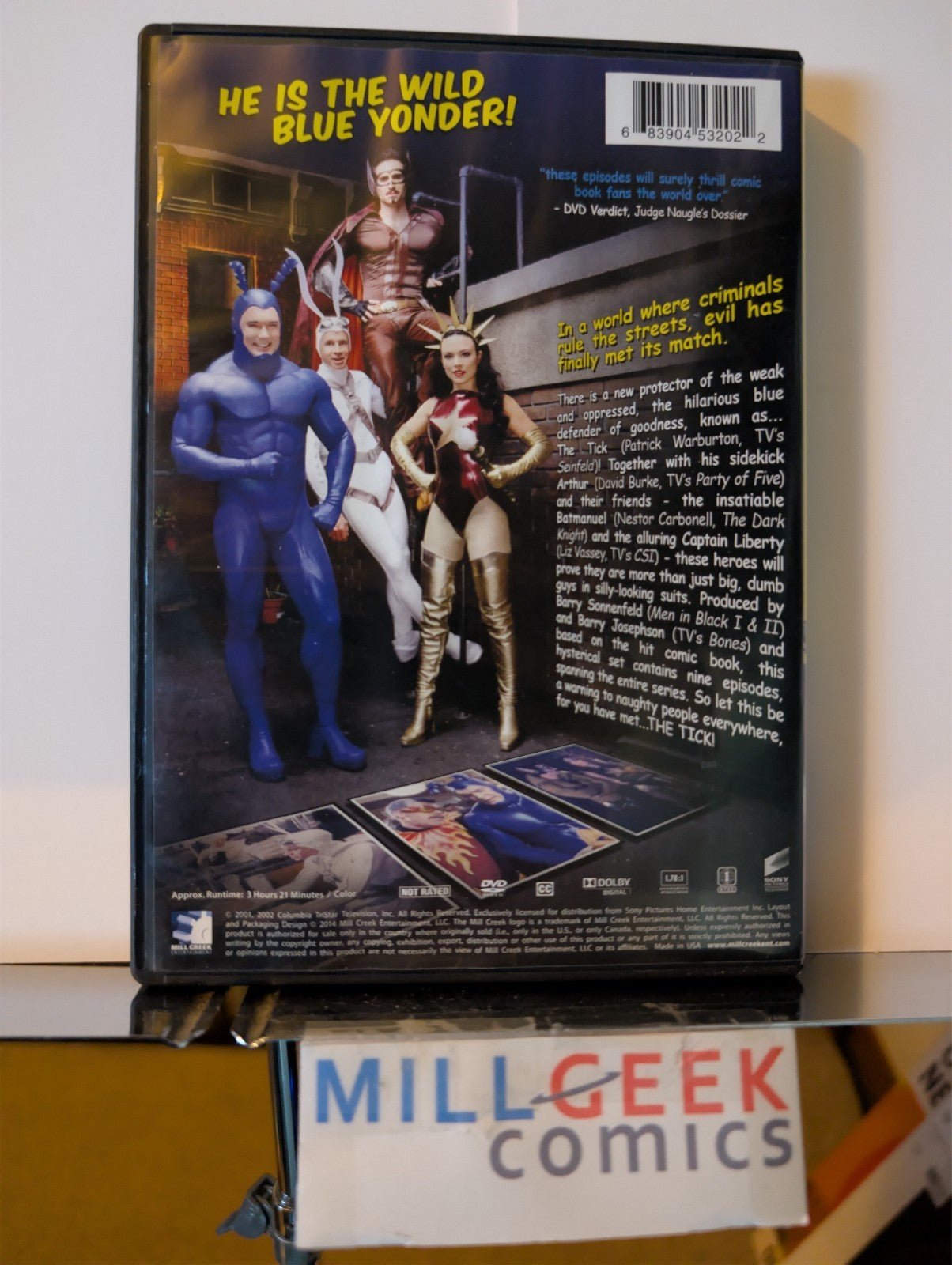 The Tick, The Entire Series, Patrick Warburton (DVD) -JD
