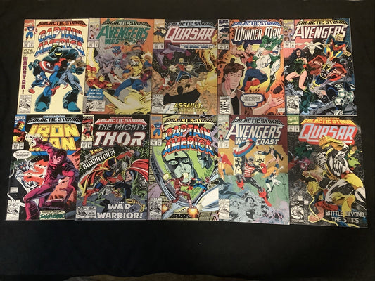 Operation Galactic Storm Parts 1-19 Comic Lot, Marvel, Avengers/Iron Man/Quasar