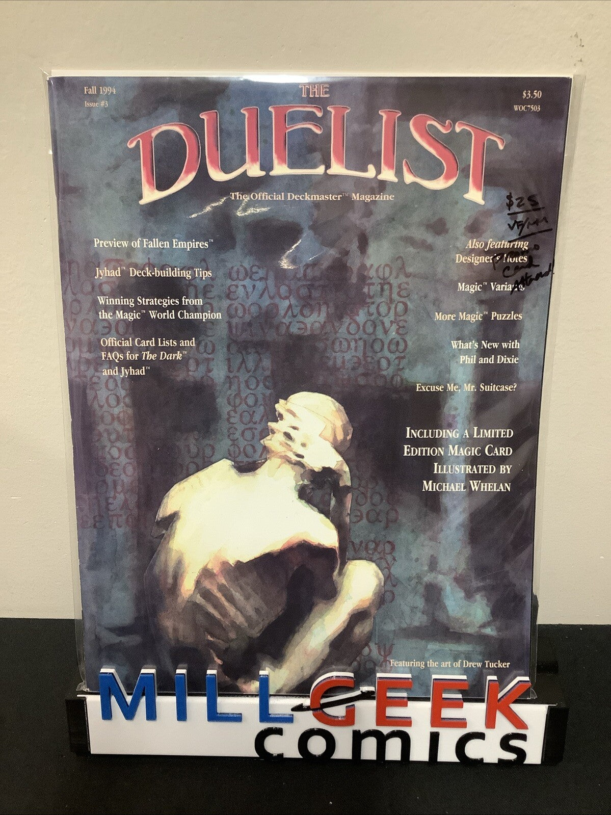 The Duelist Fall 1994 #3 Magazine, VF/NM (9.0) Promo Card Attached
