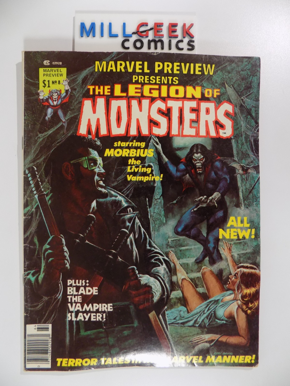 Marvel Preview Magazine #8 Presents The Legion of Monsters Fall 1976 Fine+