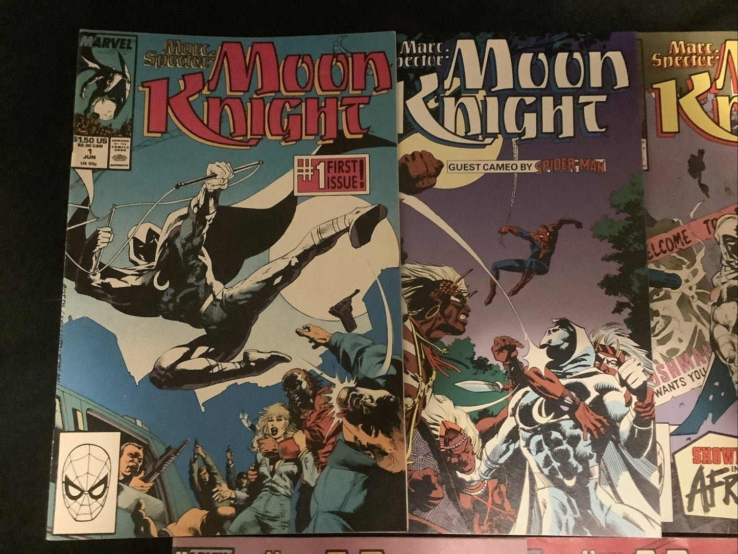 Marc Spector: Moon Knight #1-7 Comic Lot, Marvel Comics, Chuck Dixon/Sal Velutto