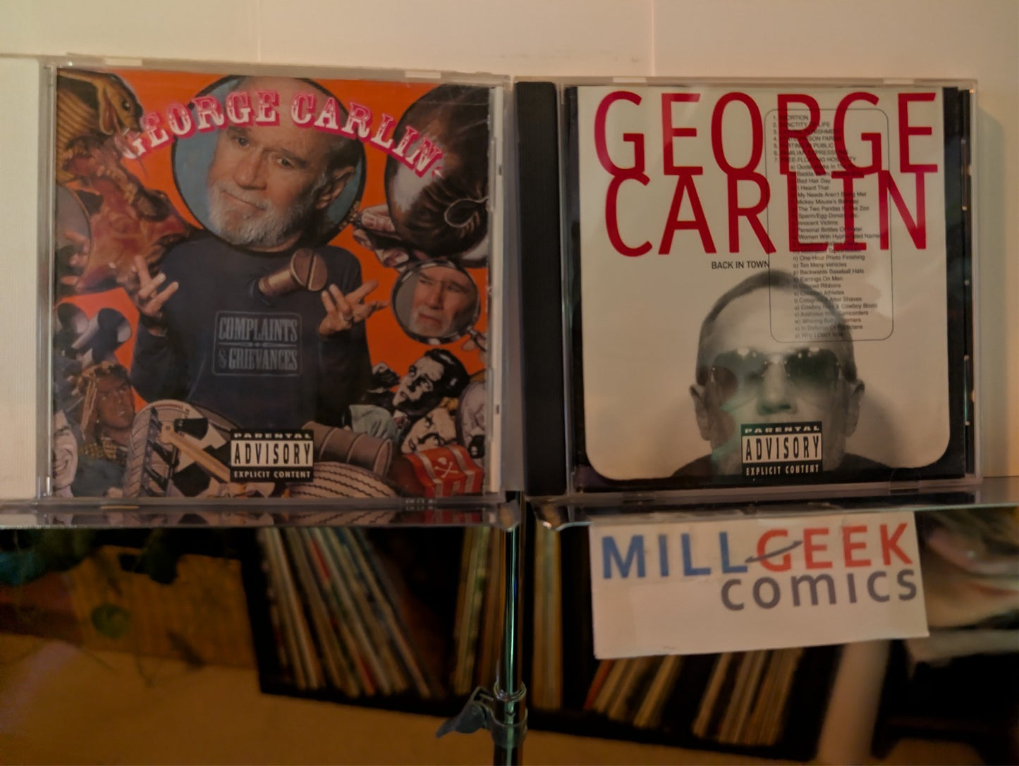 George Carlin, 2 Standup Albums (Complaints & Grievances, Back in Town) -JD