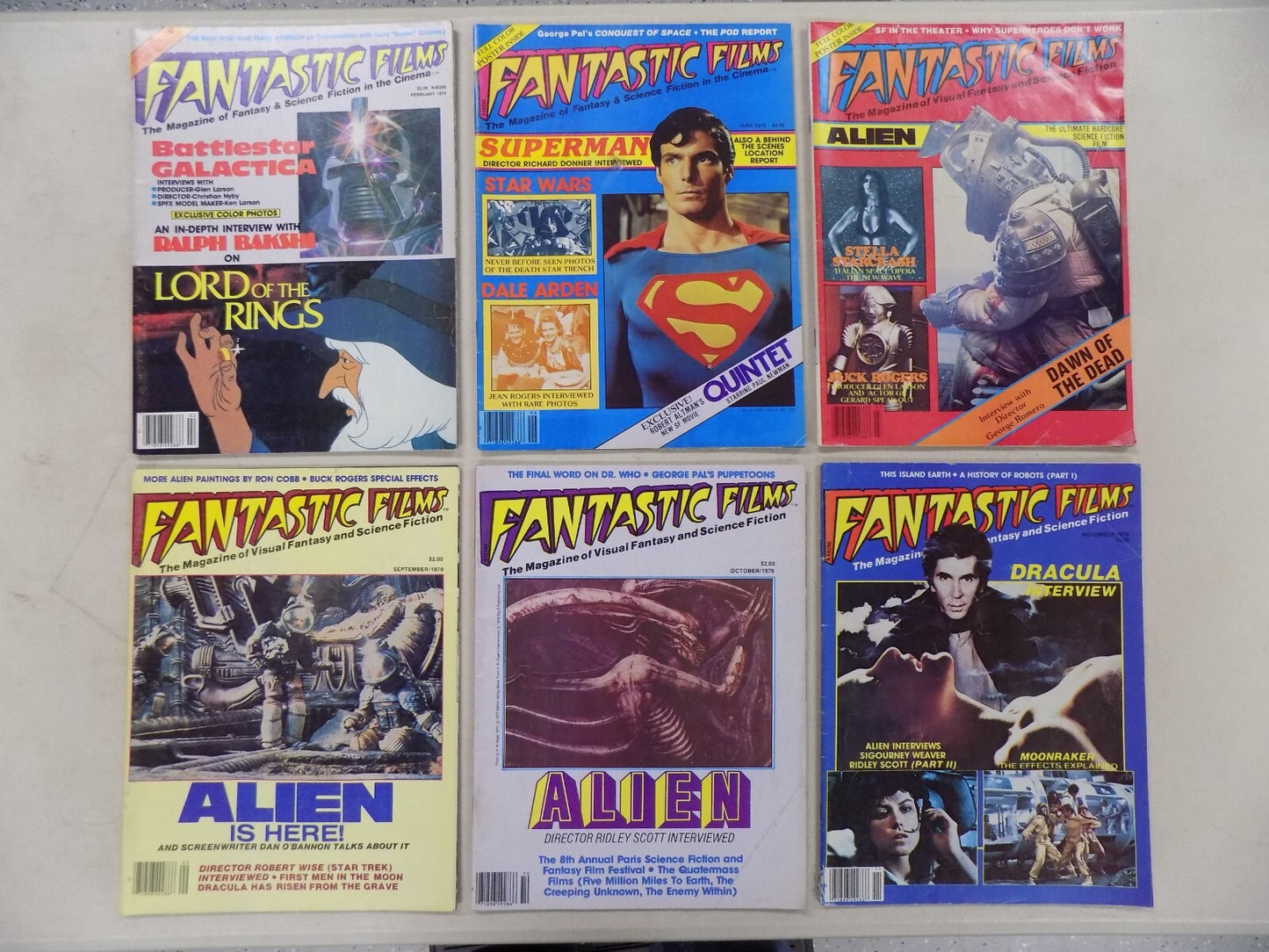 Fantastic Films Magazine Lot 17 Issues 1979-1984 Fantasy & SF in Cinema