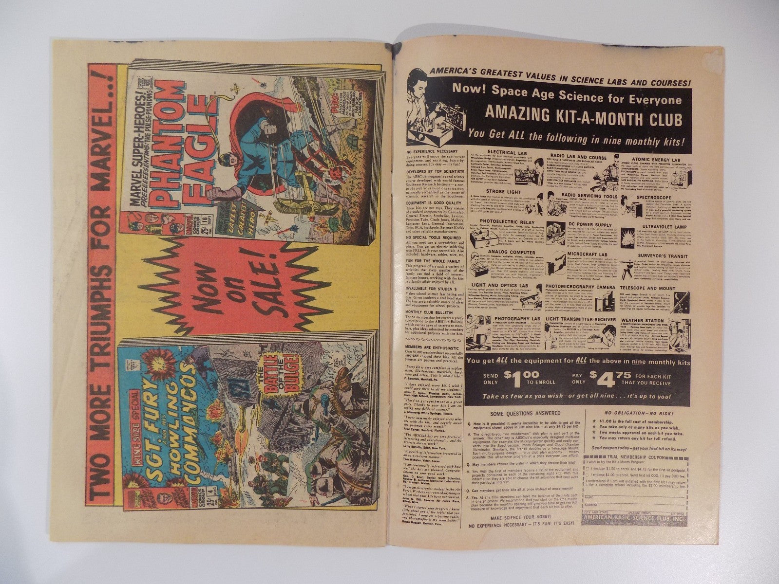 Avengers #55 Marvel Comic August 1968 Fine+