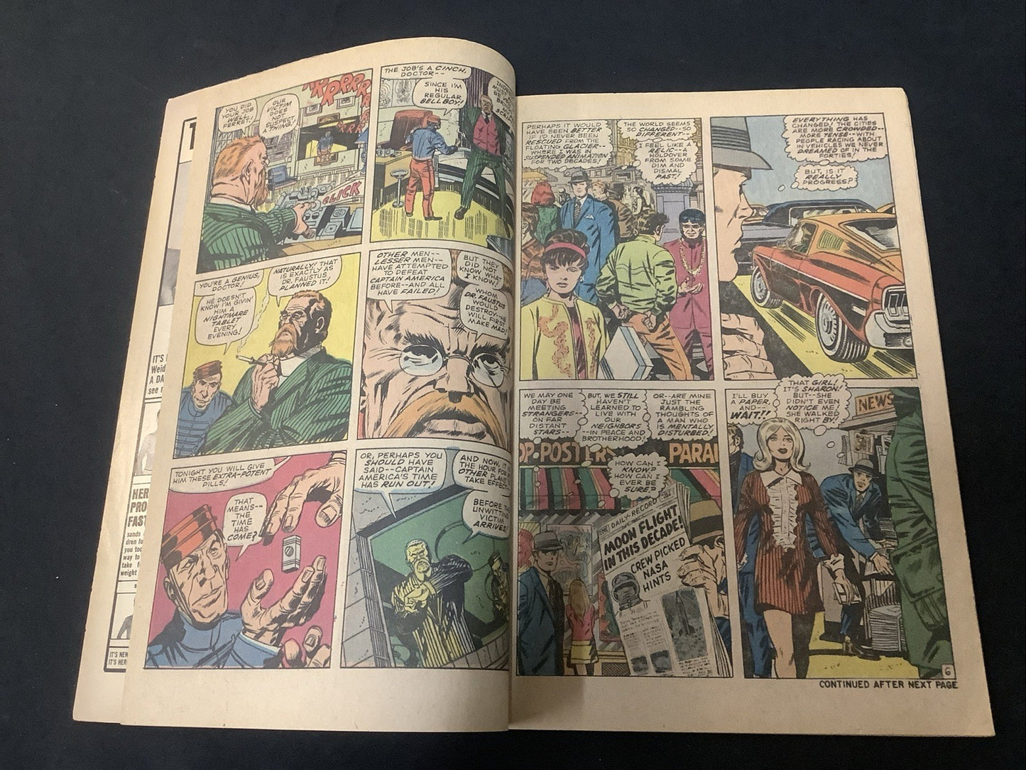 Captain America #107 (Marvel Comics November 1968) VG+ (4.5) Jack Kirby/Stan Lee