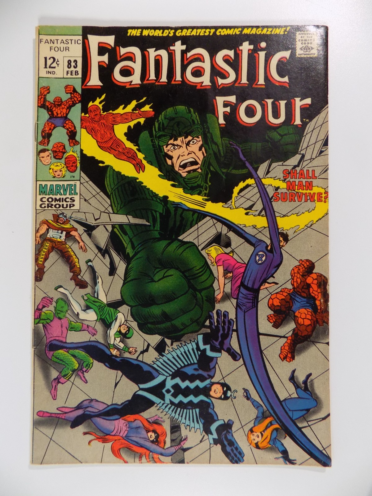 Fantastic Four #83 Marvel Comic February 1969 Fine+