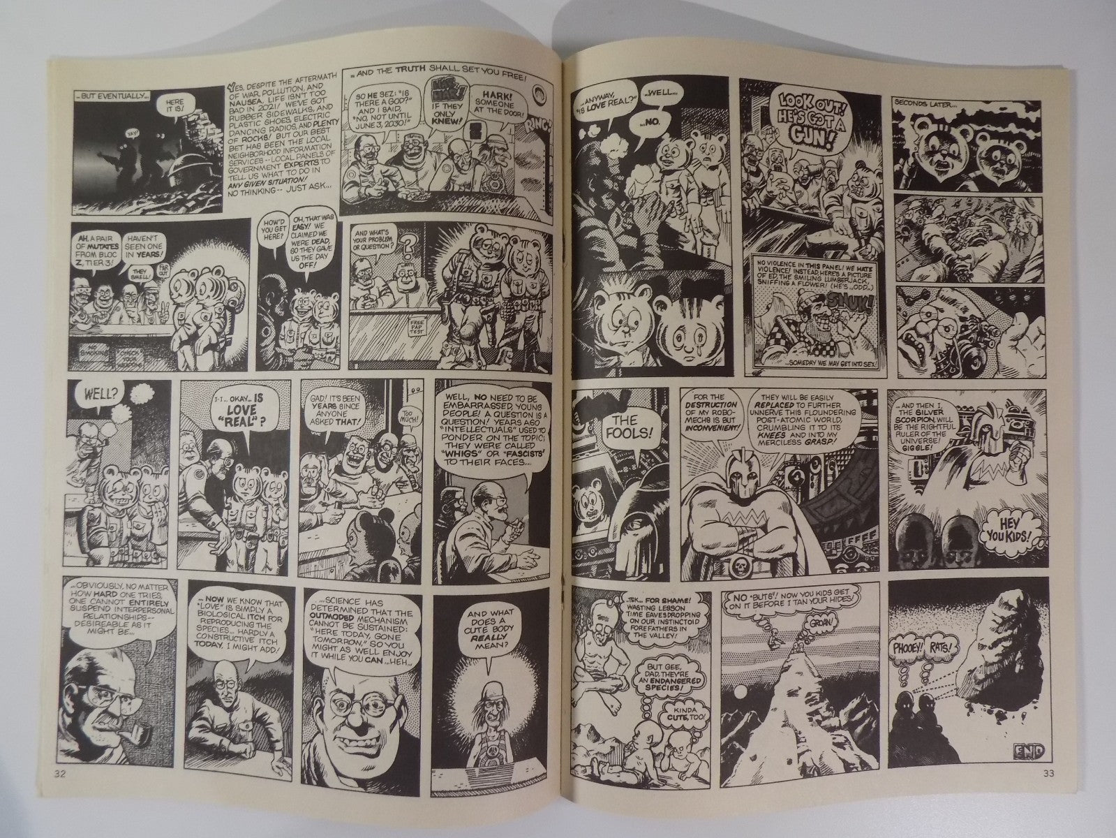 Comix Book #3 Curtis March, Denis Kitchen, More Underground! 1975 Near Mint-