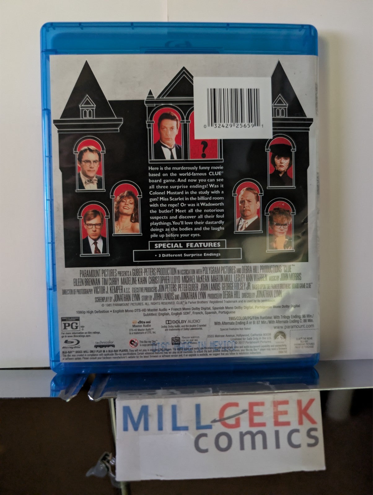Change-Up / Clue: The Movie, 2 Comedy Movie Set (Blu-ray) -JD
