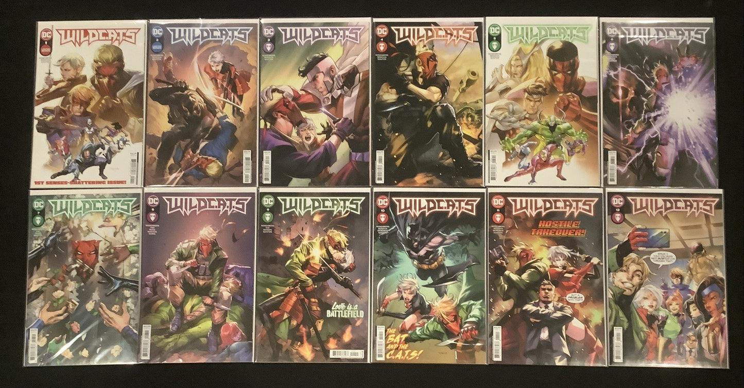 Wildc.A.T.S #1-12 Complete Comic Set, DC Comics, Rosenberg/Segovia, 2023