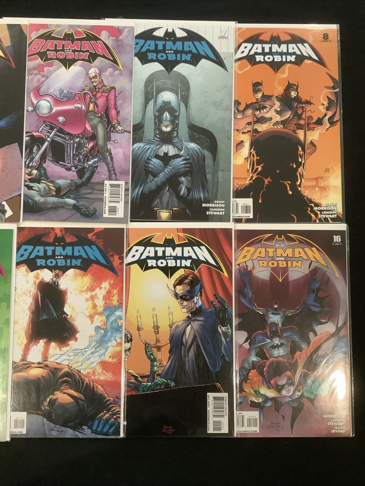 Batman and Robin #1-16 Comic Lot, DC Comics, Grant Morrison, 1st Professor Pyg