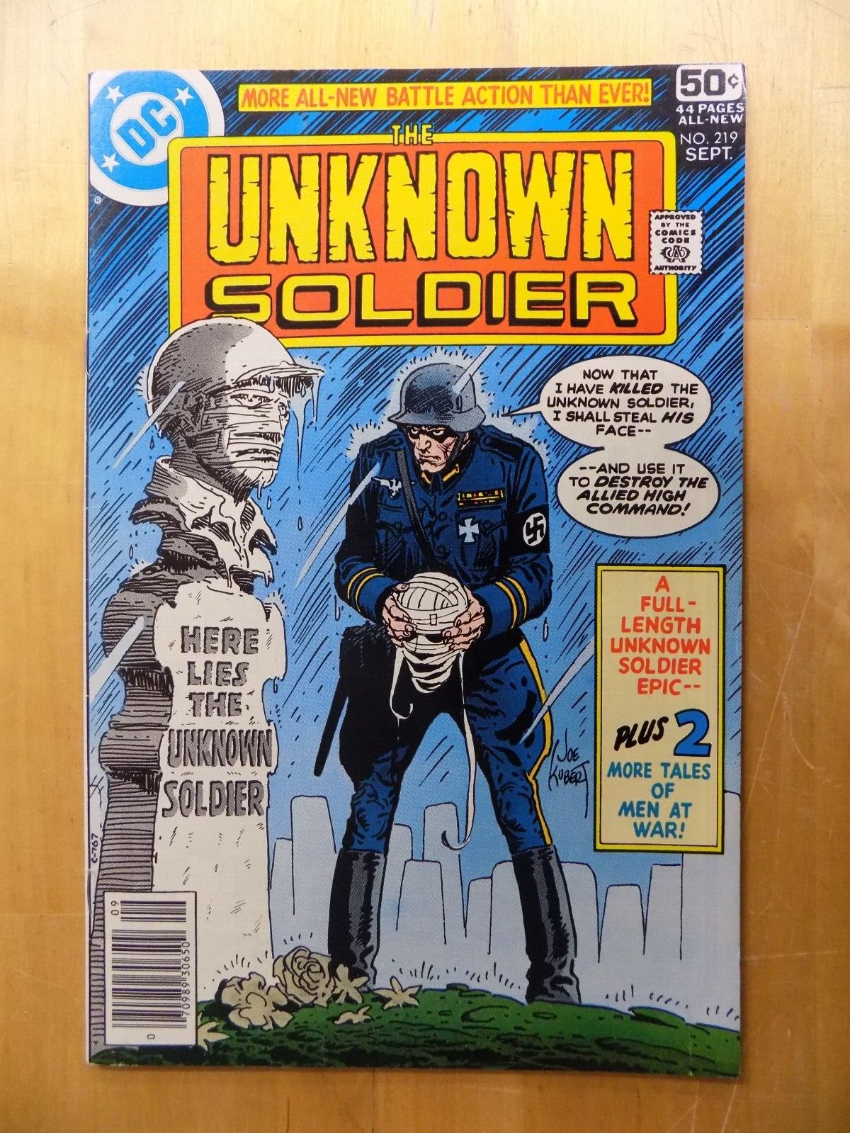 Unknown Soldier #212-221 DC Comics All Fine+ or Better Joe Kubert