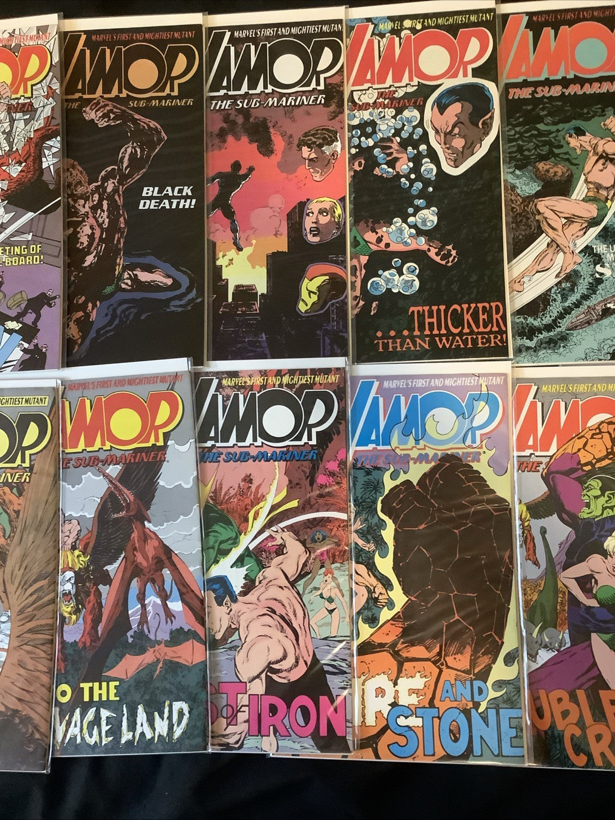 Namor, the Sub-Mariner #1-62 + Annuals #1-3 Comic Lot, Marvel, John Byrne, 1990
