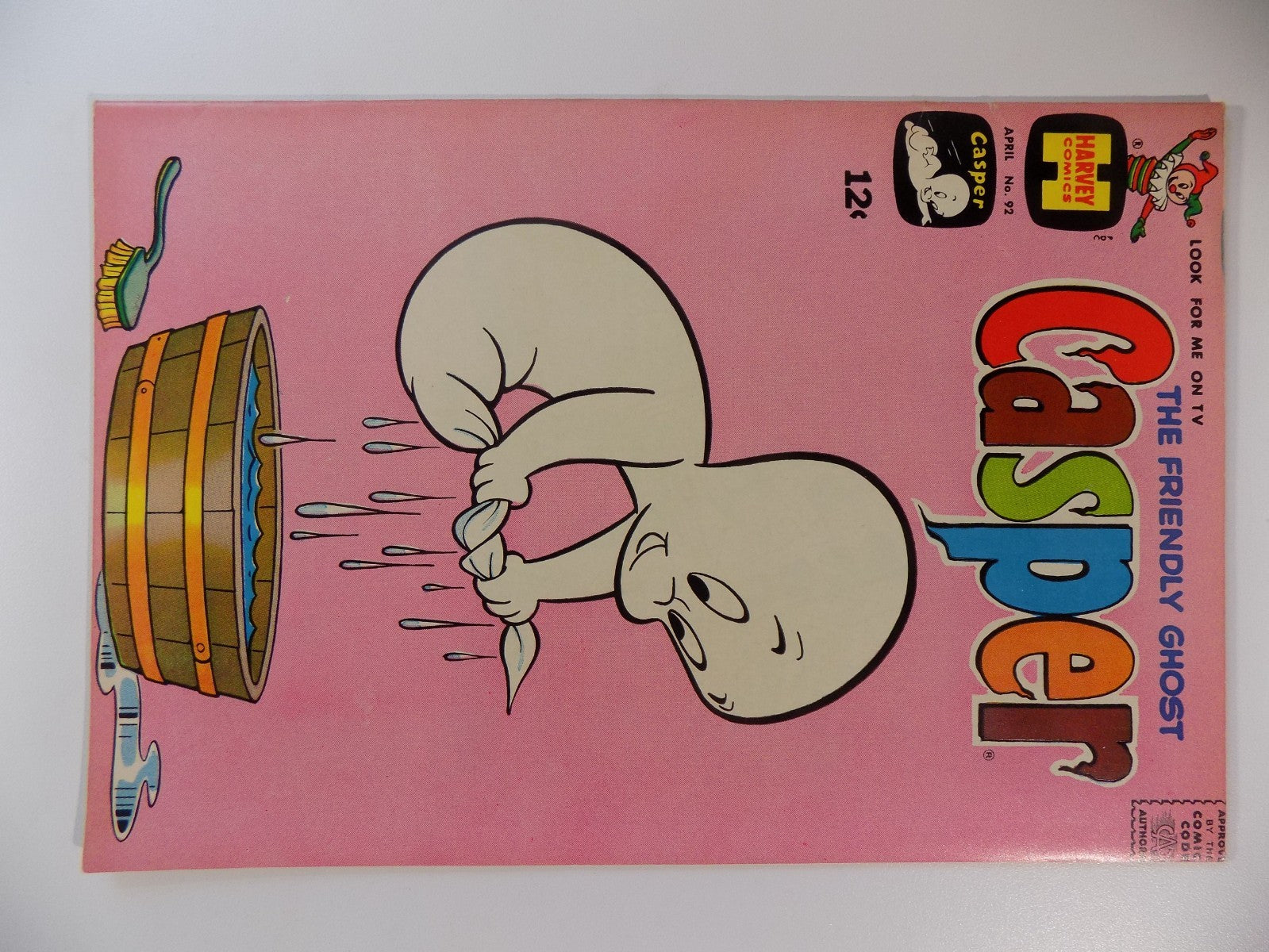 Casper #92 Harvey Comic April 1966 Very Fine/Near Mint