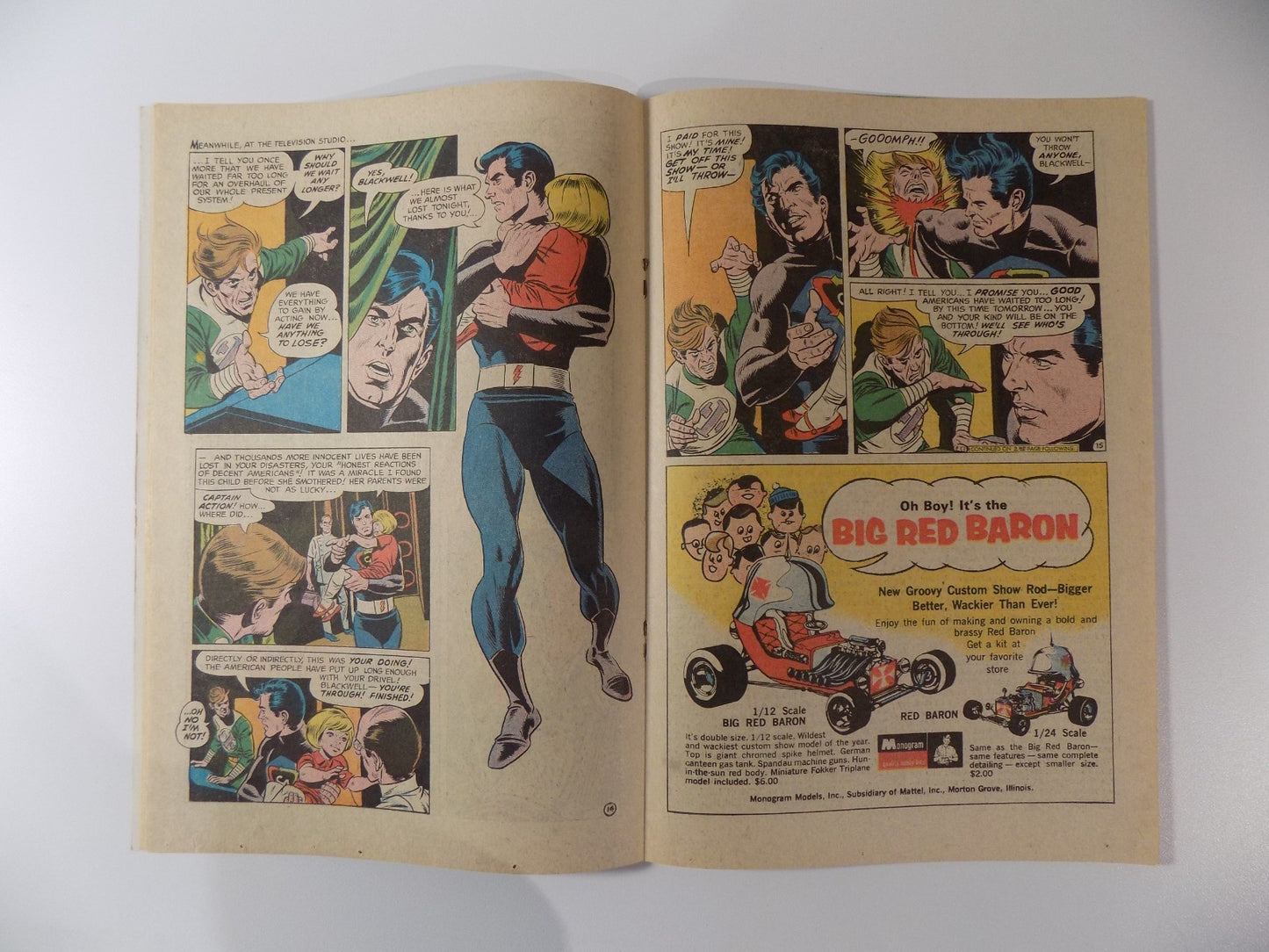 Captain Action #5 DC Comic july 1969 Fine+