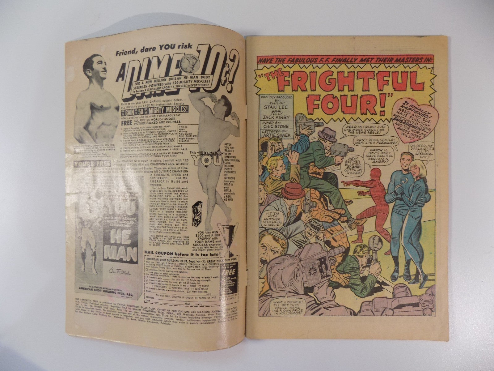 Fantastic Four #36 Marvel Comic March 1965 Fine-