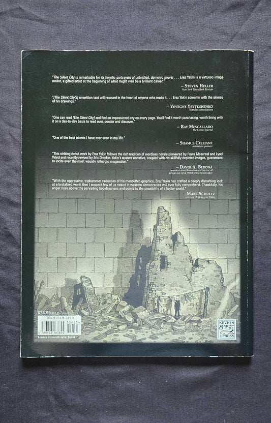The Silent City by Erez Yakin (Kitchen Sink Press October 1995) JD