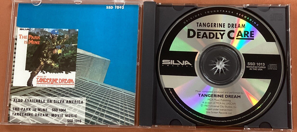 TANGERINE DREAM - Deadly Care (Silva Screen #SSD 1013 - USA, 1992, Like New) -JD