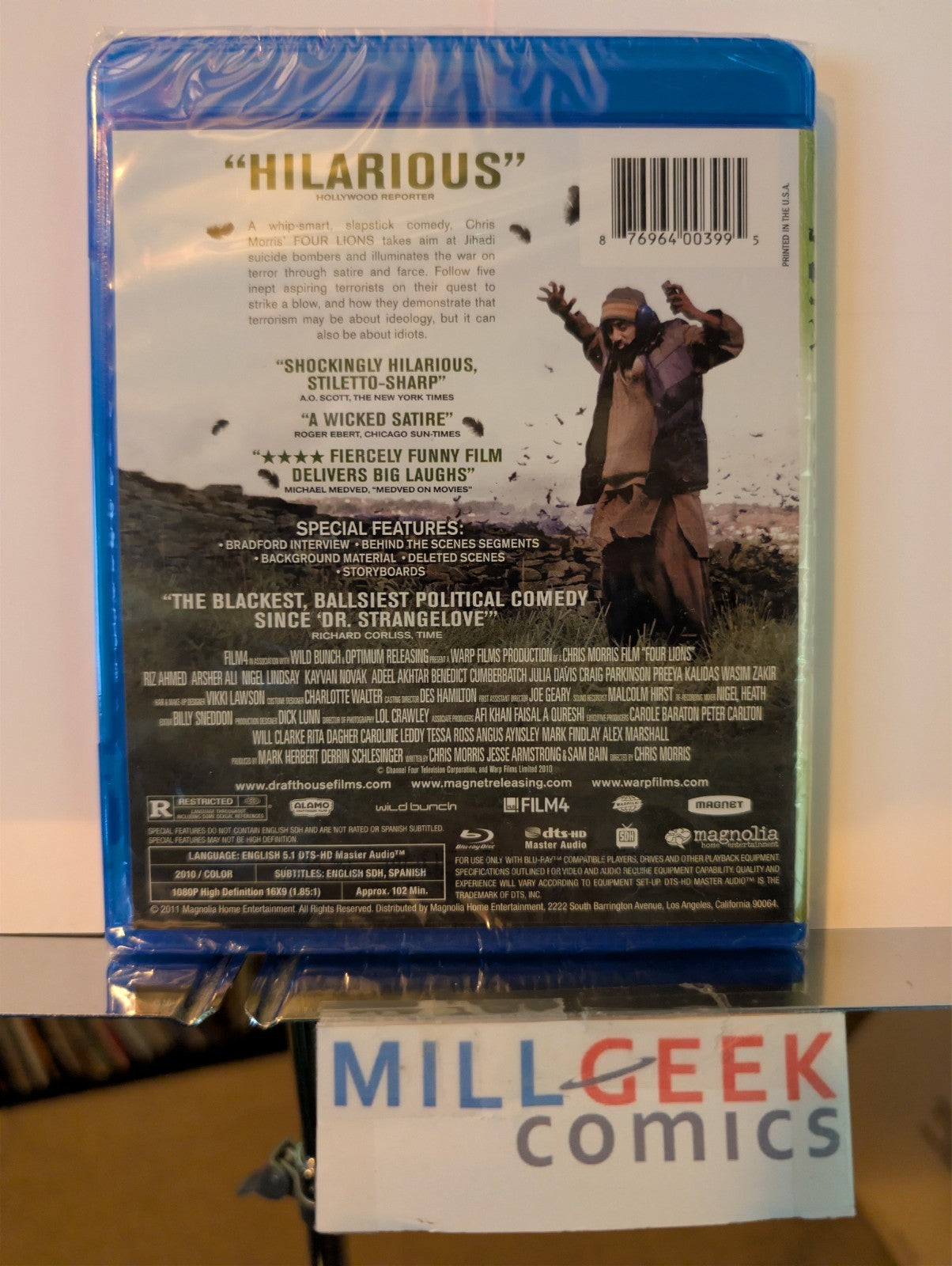 Four Lions / American: The Bill Hick's Story / War Dogs, 3 Movies (Blu-ray) -JD