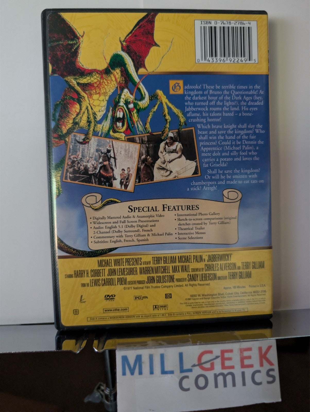 British Comedy 4 Movie Lot, John Cleese, Terry Gilliam, Eric Idle (DVD) -JD