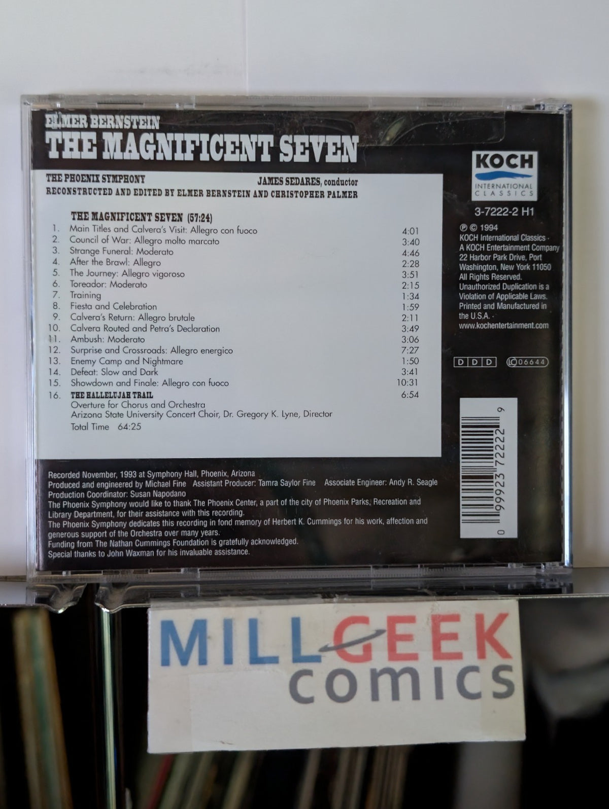 The Magnificent Seven Hallelujah Trail, Elmer Bernstein (CD) -JD