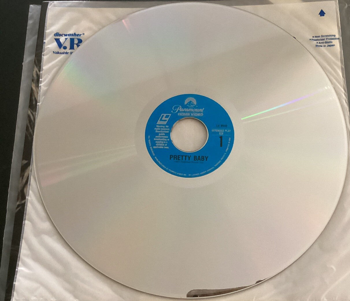 Pretty Baby,Brooke Shields,Susan Sarandon (Rare Laserdisc LD, LIKE NEW) -JD