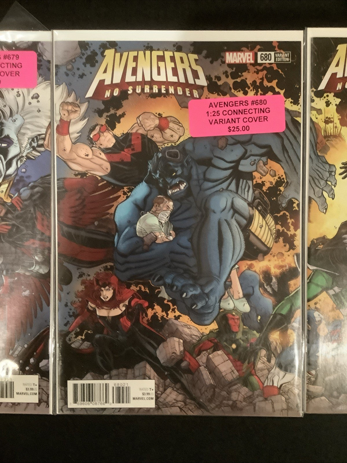 Avengers #679-682 Nick Bradshaw Connecting Comic Set, Marvel, 1:25 Variants