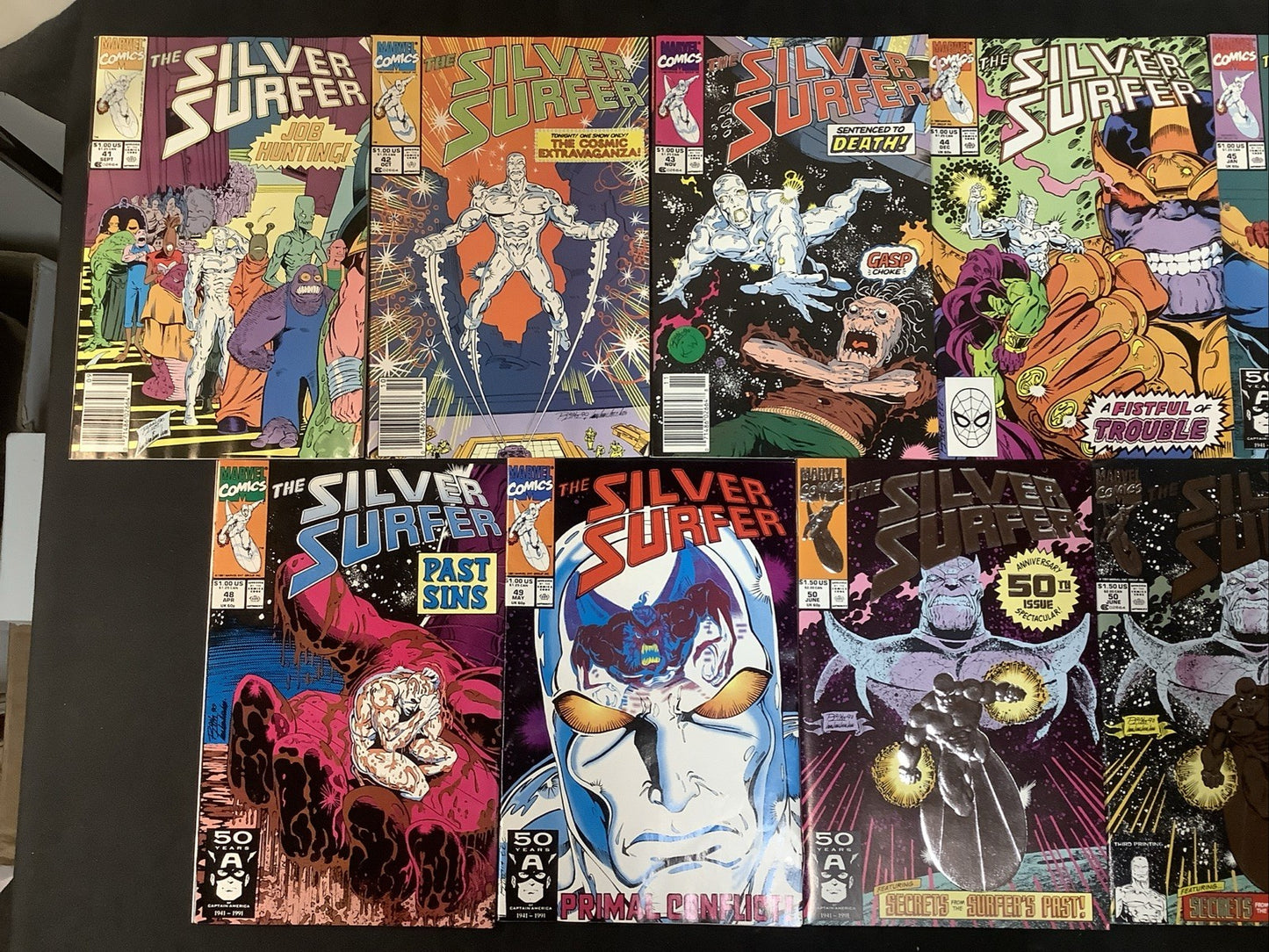 Silver Surfer #1-82 + #50 Comic Lot, Reader Copies, 1st App Infinity Gauntlet