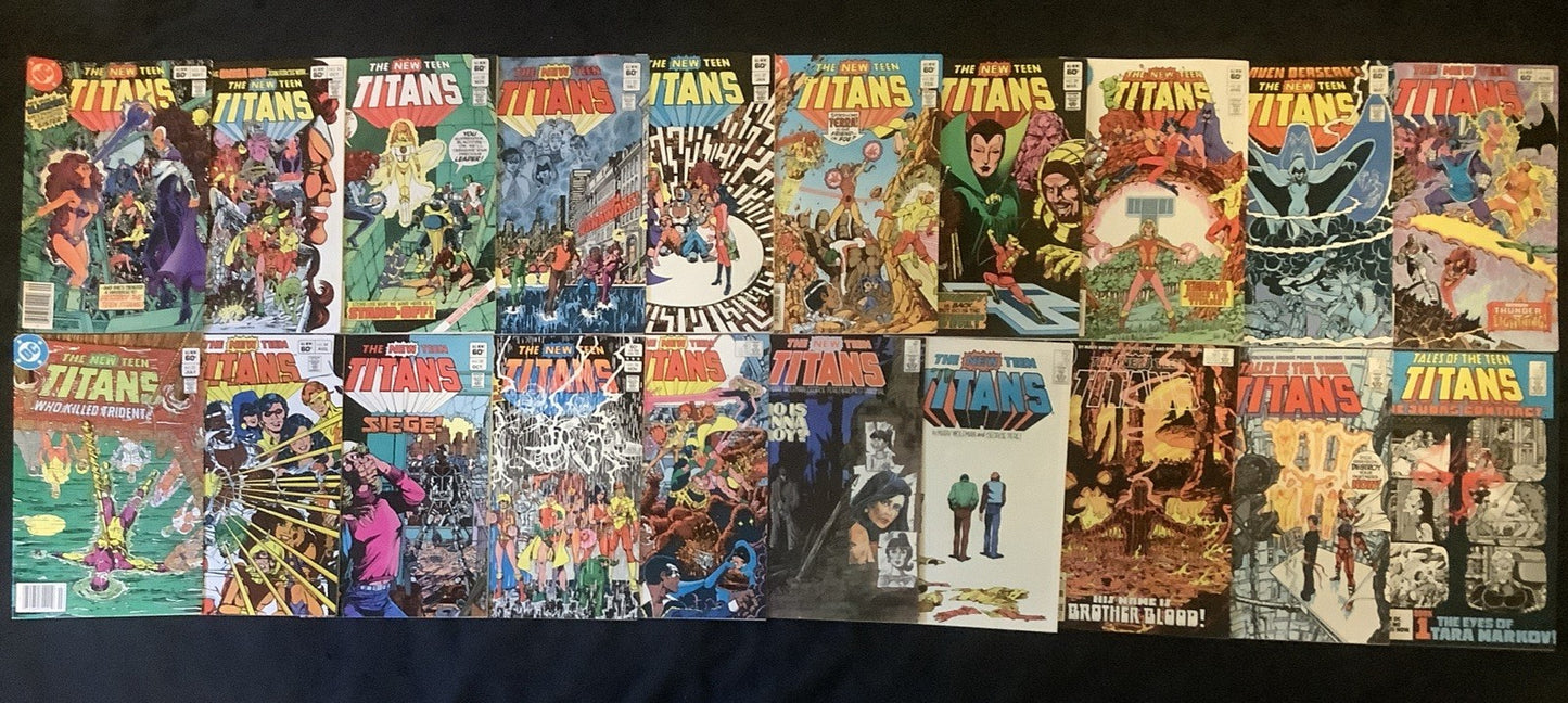 New Teen Titans #4-58 + Annuals #1-3 (MISSING #44) Comic Lot, Wolfman/Perez, DC