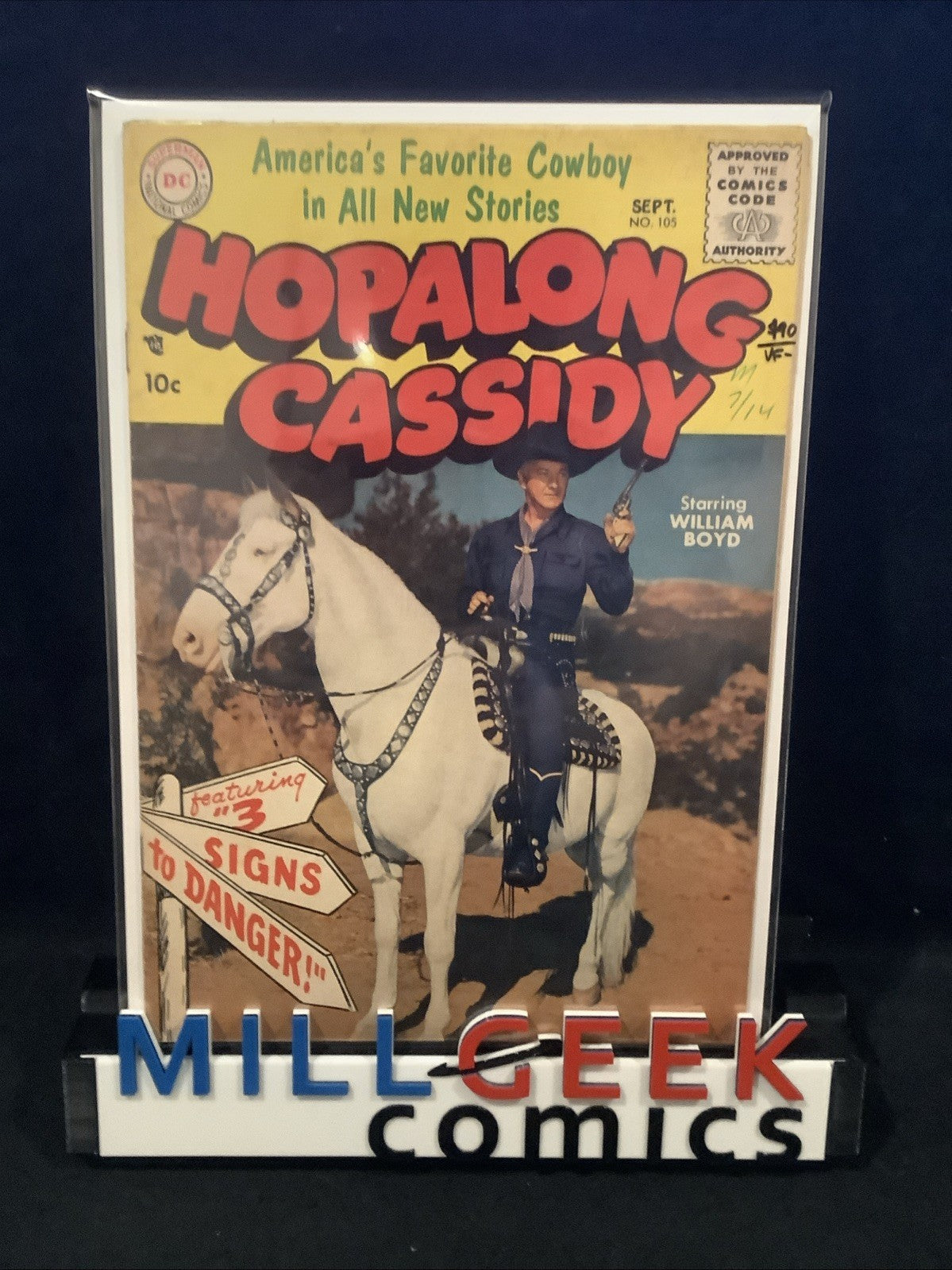 Hopalong Cassidy #105 (DC Comics September 1955) VF- (7.5) William Boyd