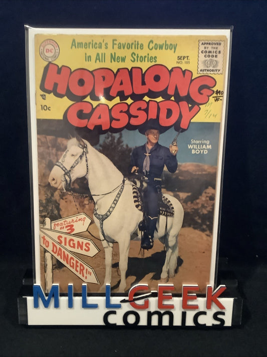 Hopalong Cassidy #105 (DC Comics September 1955) VF- (7.5) William Boyd