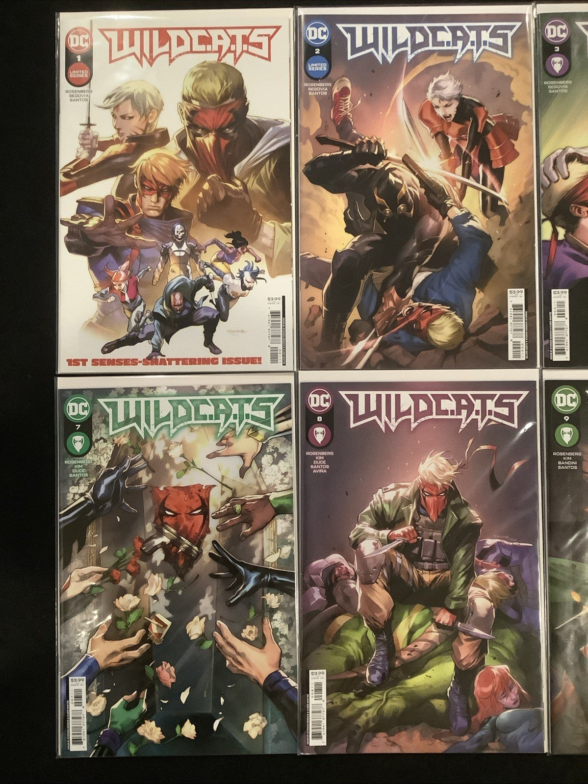 Wildc.A.T.S #1-12 Complete Comic Set, DC Comics, Rosenberg/Segovia, 2023