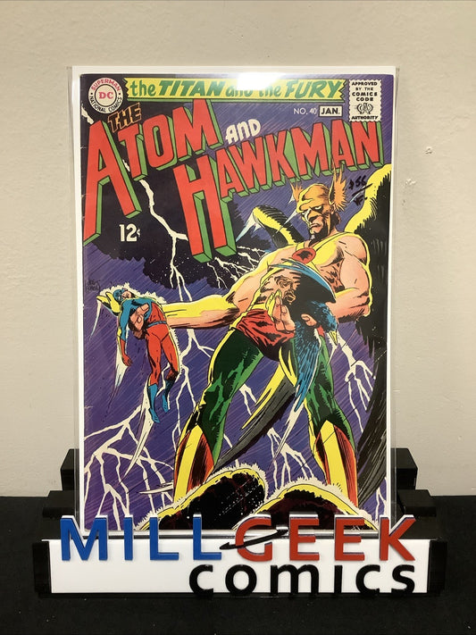 The Atom & Hawkman #40 (DC Comics January 1969) VF- (7.5) Gardner Fox/Joe Kubert