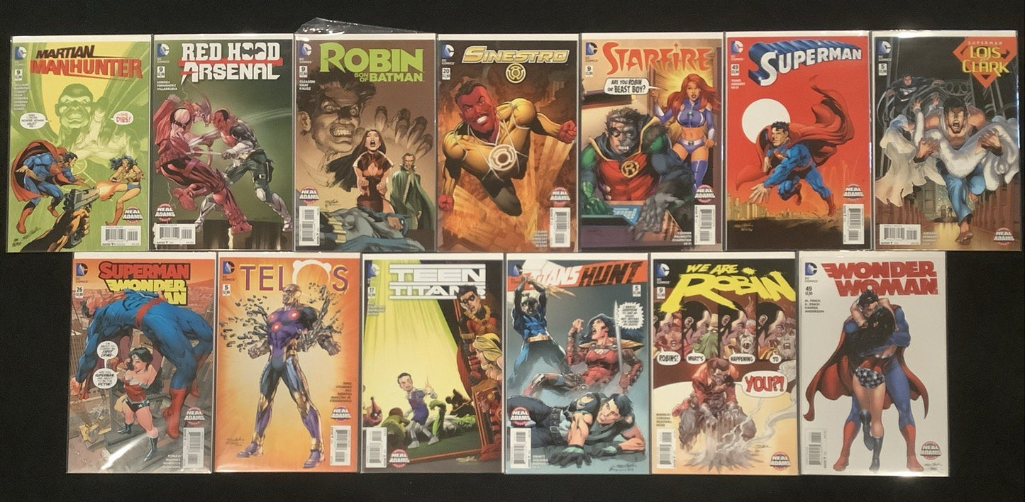Neal Adams Variant Month Complete Comic Set, DC Comics, New 52, 26 Comics Total