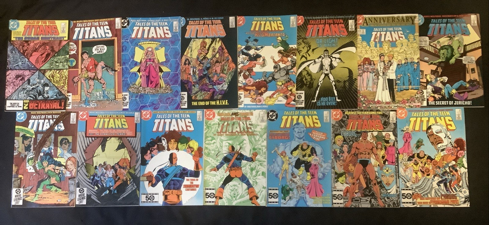 New Teen Titans #4-58 + Annuals #1-3 (MISSING #44) Comic Lot, Wolfman/Perez, DC