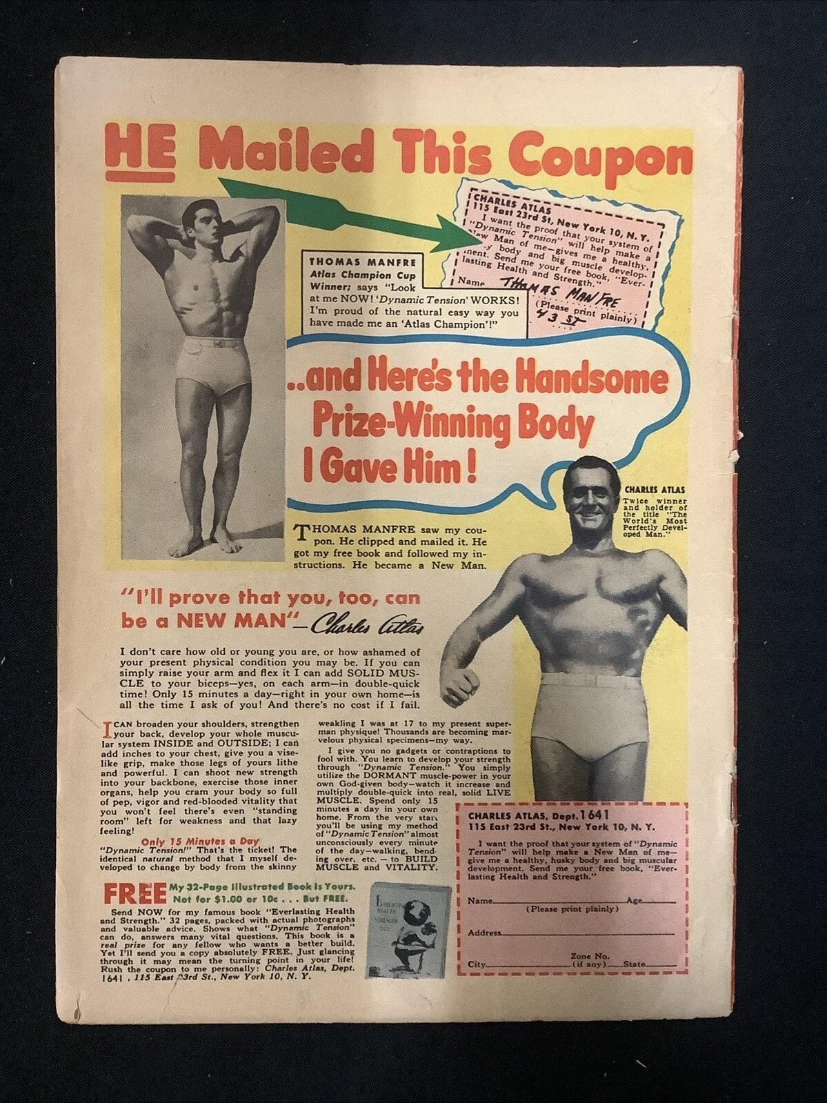 Two-Fisted Tales #32 (1953) VG (4.0) Spine Splits Totaling 2.5”, Jack Davis