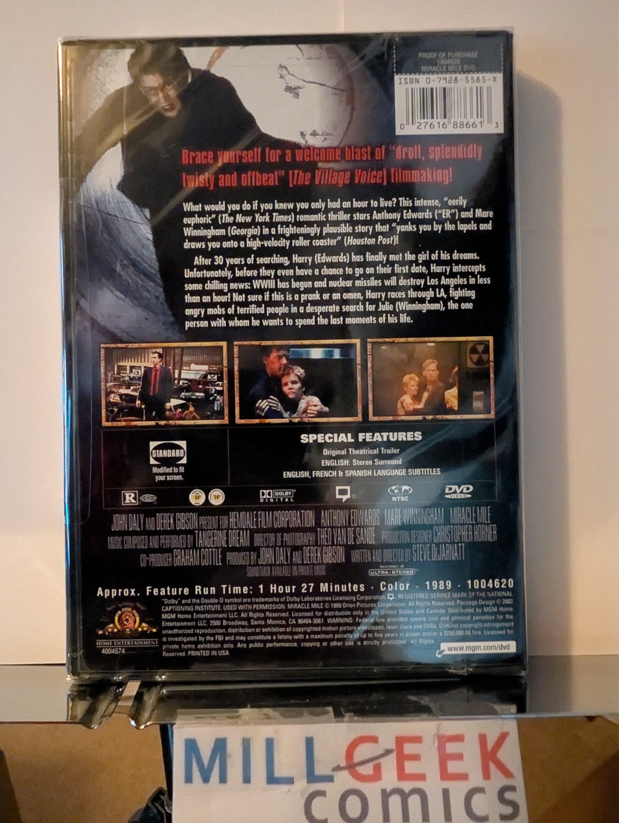 Charlie Wilson's War / Miracle Mile OOP, 2 Movie Set (DVD) Like New -JD