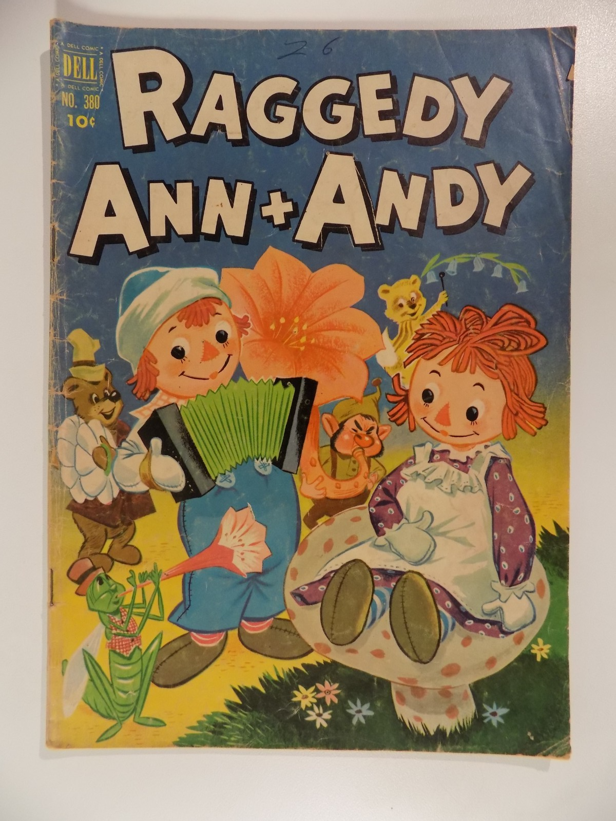 Four Color #380 Raggedy Ann + Andy Dell Comic 1952 Very Good+