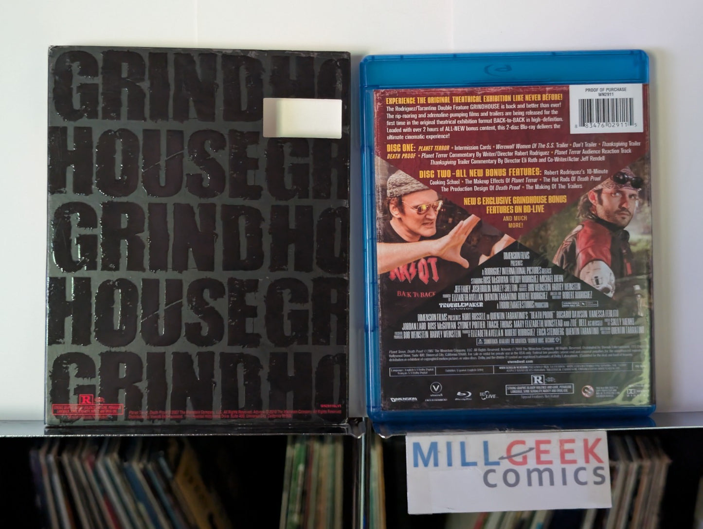 Grindhouse (Planet Terror & Death Proof) with Slipcover (Blu Ray) -JD