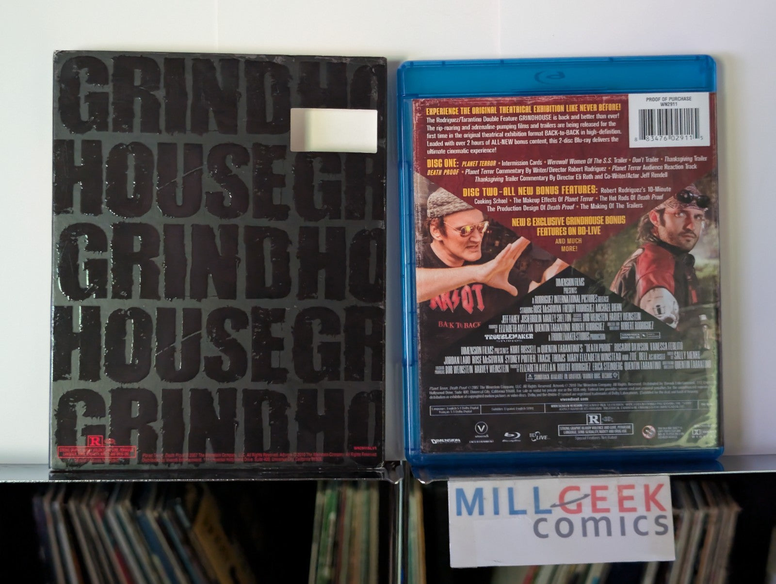 Grindhouse (Planet Terror & Death Proof) with Slipcover (Blu Ray) -JD