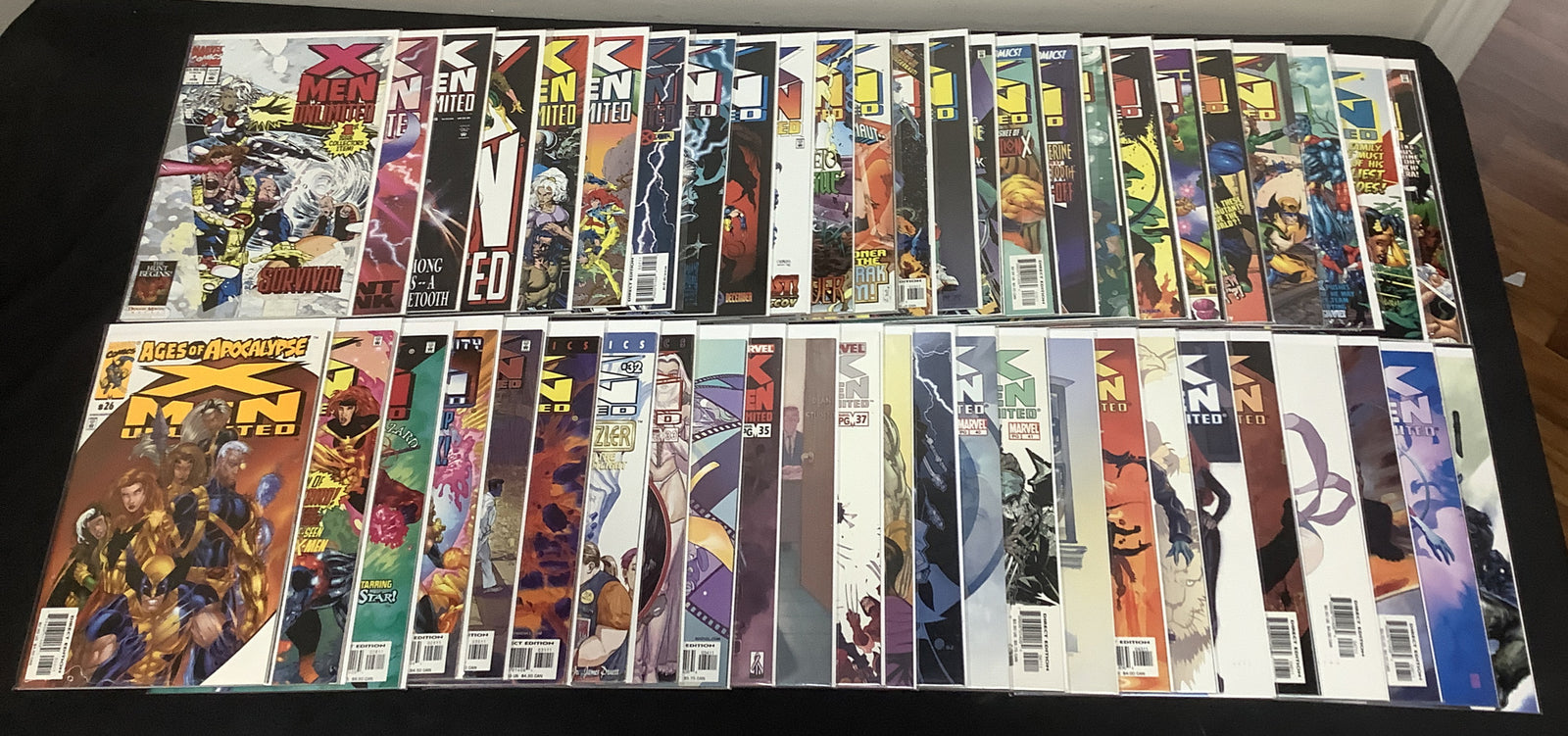 X-MEN UNLIMITED #1-50 COMPLETE COMIC SERIES, Marvel Comics, 1st Omega Sentinel