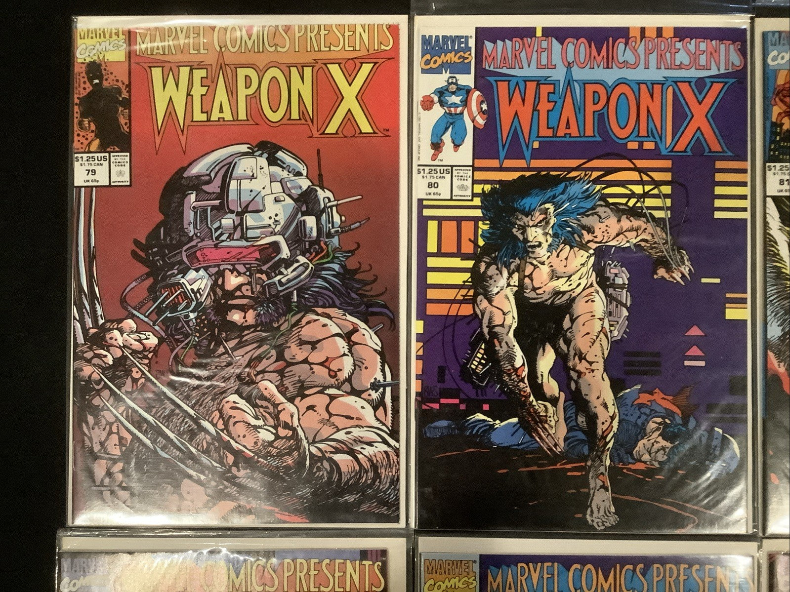 Marvel Comics Presents #72-84 Comic Set, 1st Weapon X, Barry Windsor-Smith, 1991