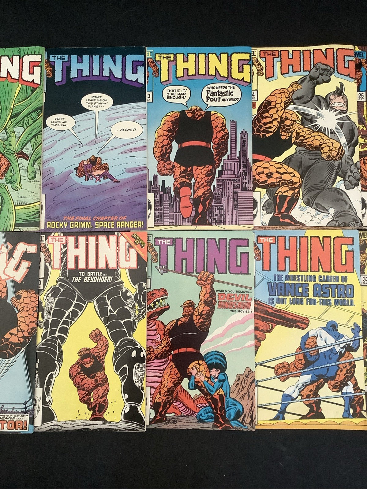 The Thing #1-34 Comic Lot, Marvel, John Byrne, Origin Of The Thing Retold, 1983
