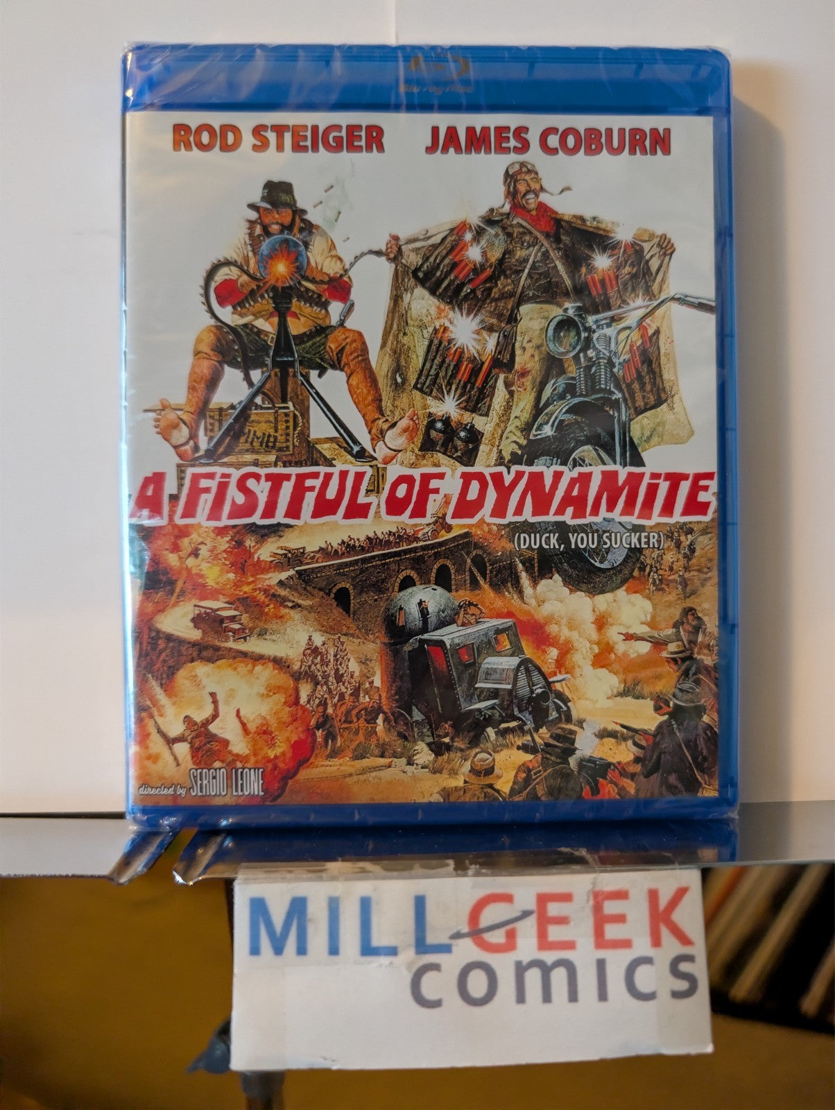 The Magnificent Seven (2016) / A Fistful of Dynamite, 2 Movie Set (Blu-ray) -JD