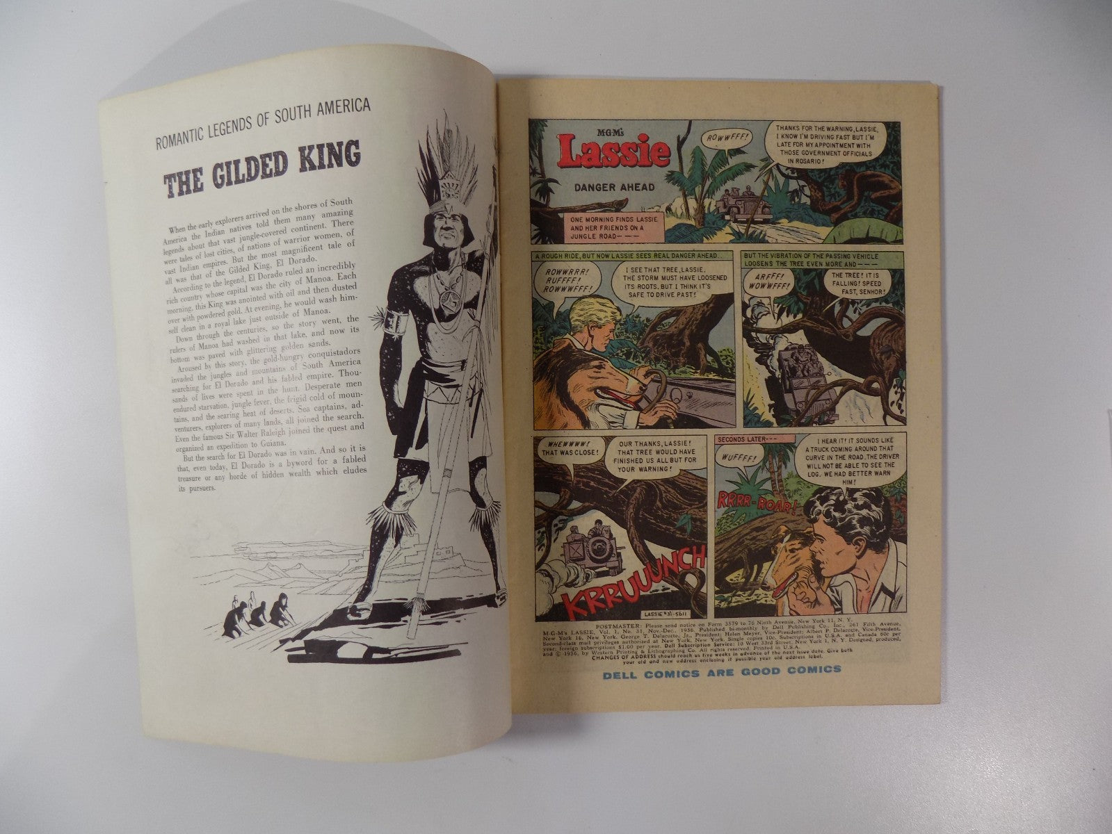 Lassie #31 Dell Comic Nov.-Dec. 1956 Fine/Very Fine