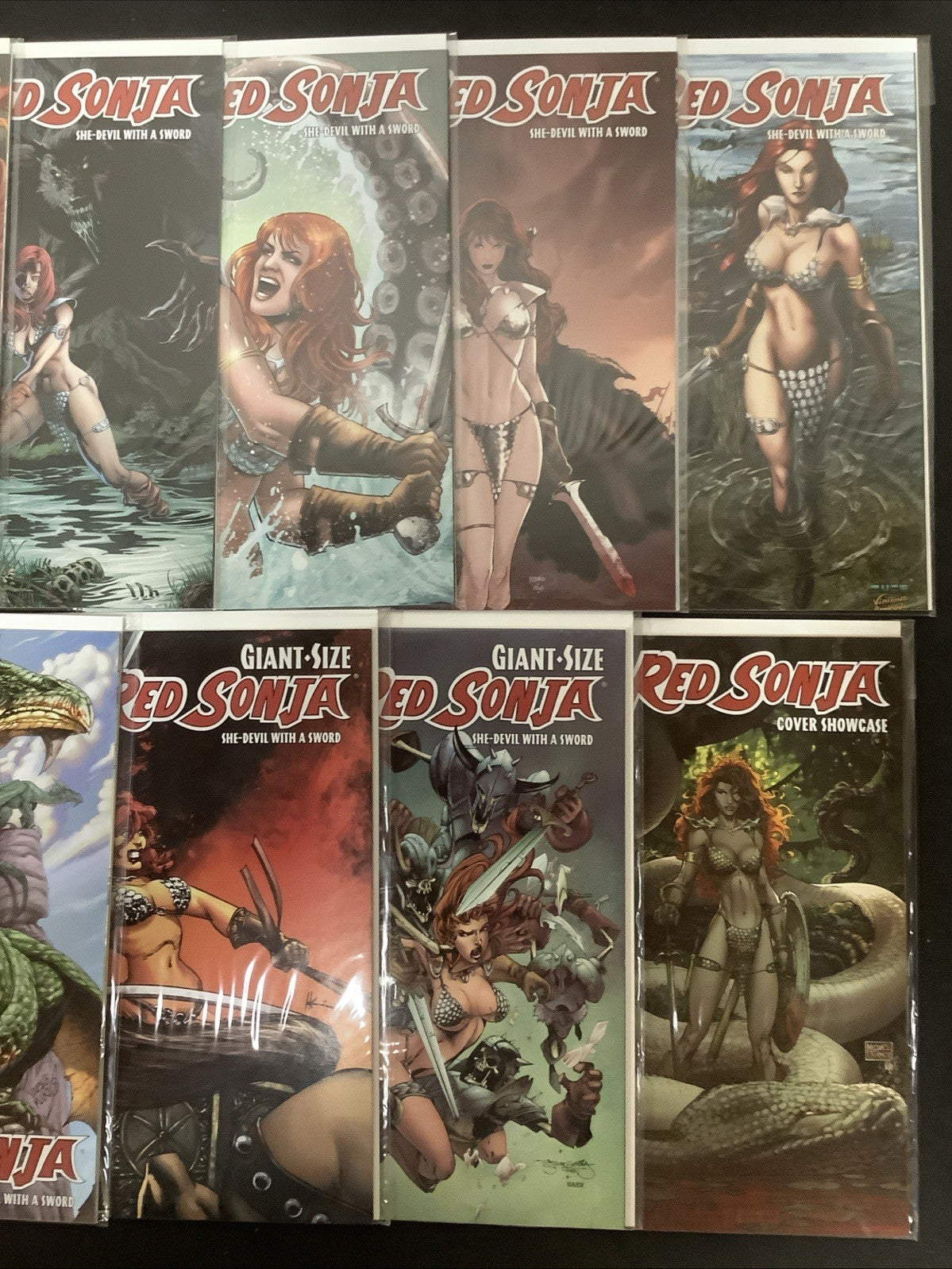Red Sonja #1-50 + Annual #1-2 + Giant #1-2 + Cover Gallery #1 Comic Lot, See Pic